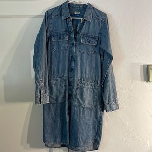 KAVU Wahalla Womens Long Sleeve Denim Dress NEVER WORN